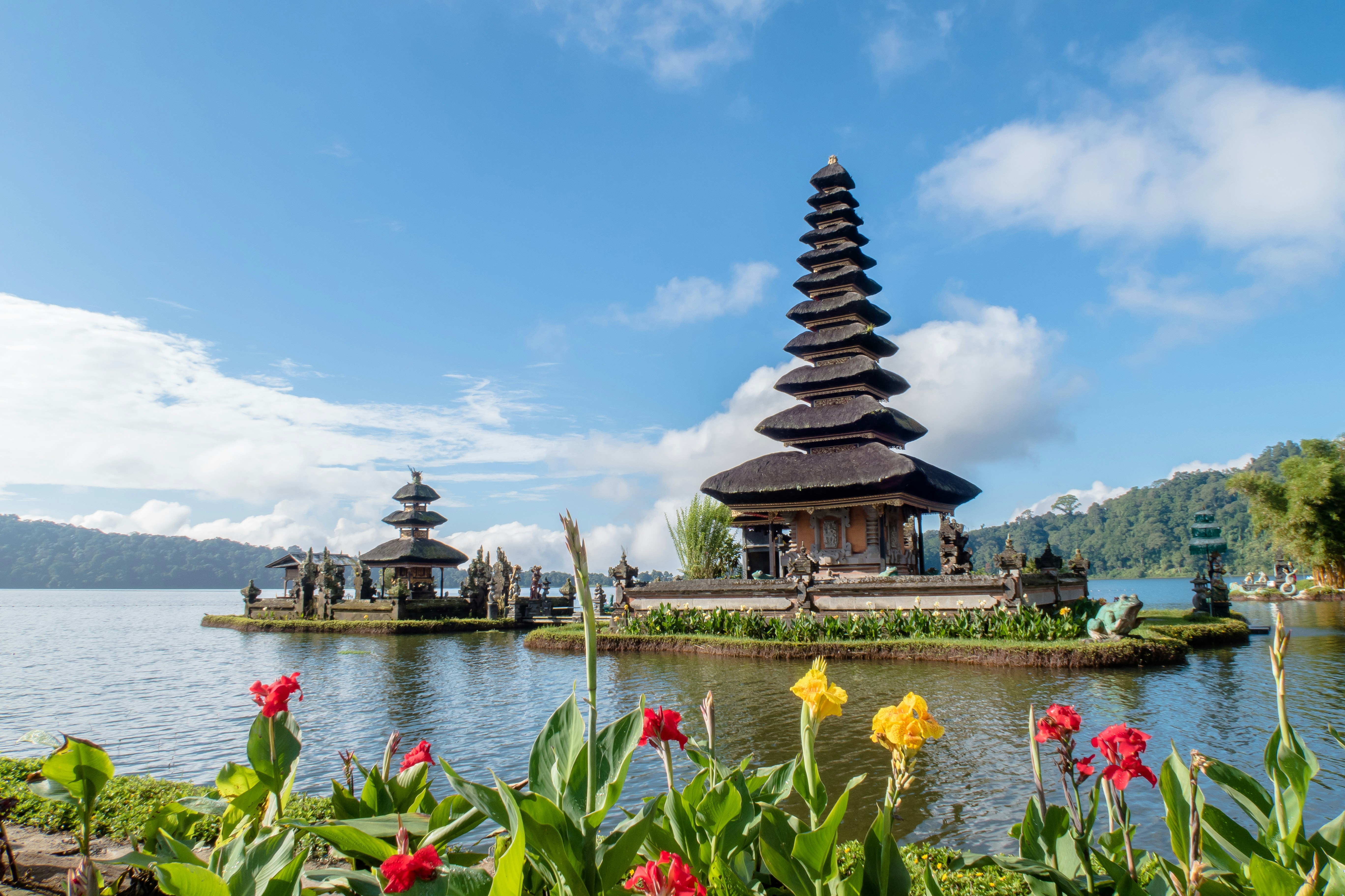 Luxury private villa with rice terrace views in Ubud, Bali